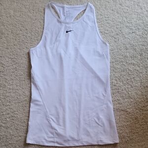 Nike Dri-FIT White Sleeveless Top